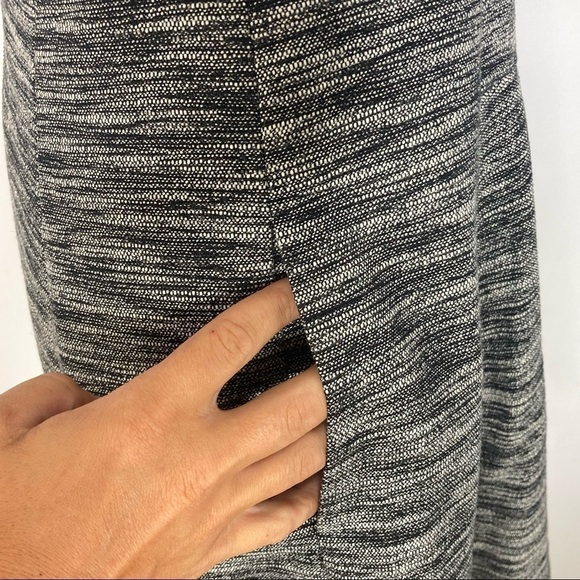 Madewell Women's 2 A-line Office Heather Black Tailored Dress - Picture 6 of 9